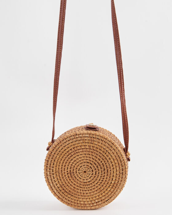 Винтажная плетёная сумка — фото 2