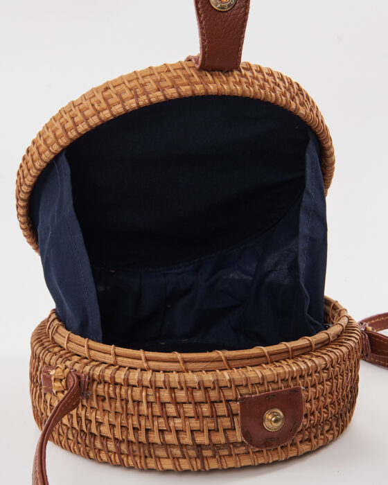 Винтажная плетёная сумка — фото 4