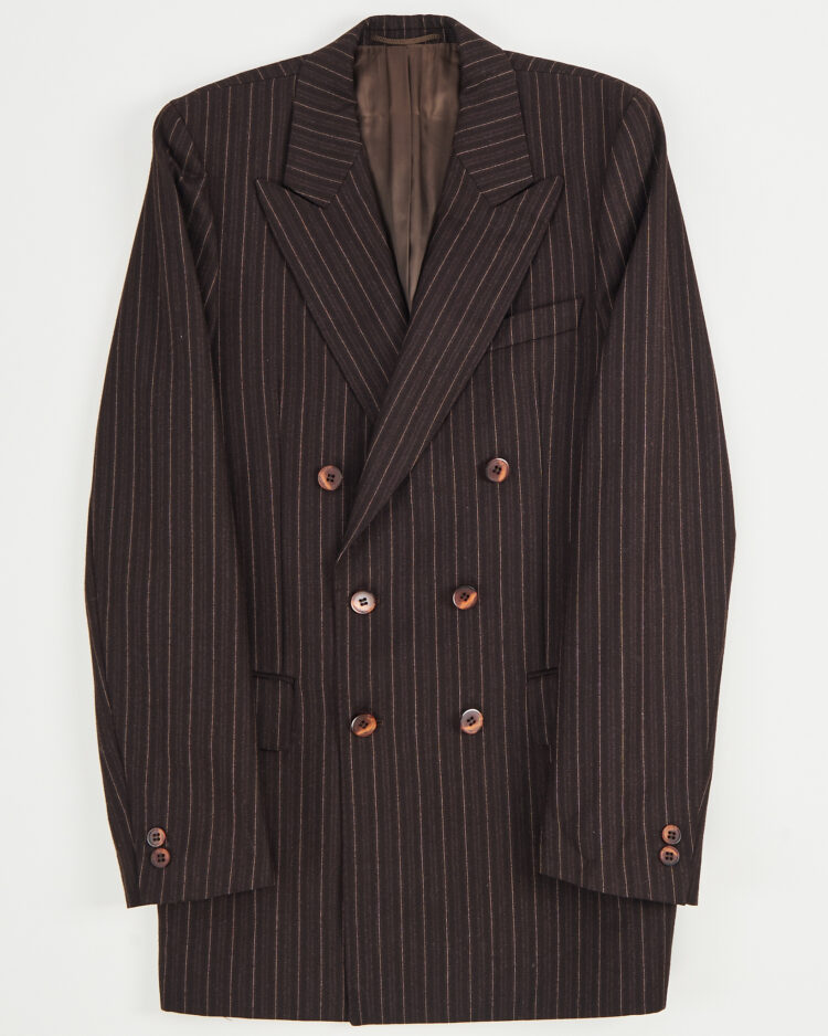 Винтажный двубортный пиджак