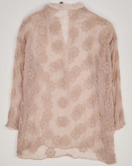 Рубашка из шелка made in Italy Please — фото 2