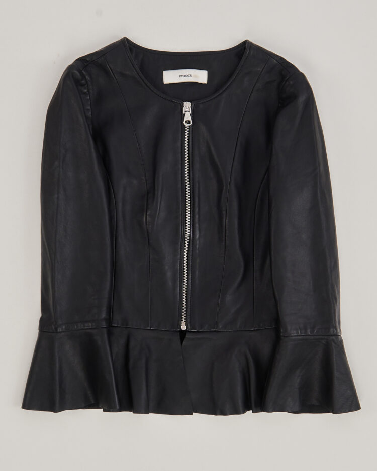 Кожаная куртка UTERQÜE