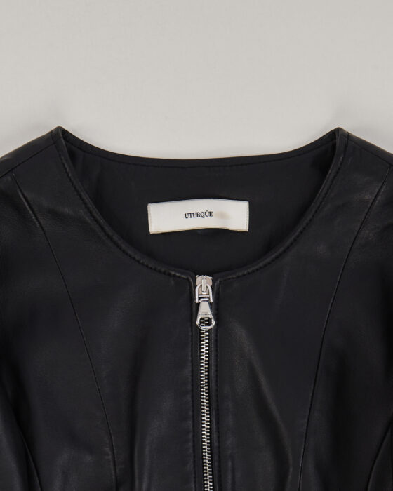 Кожаная куртка UTERQÜE UTERQÜE — фото 2