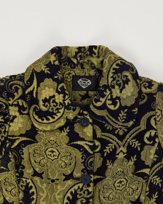 Винтажное пальто с жаккардовым узором — фото 3