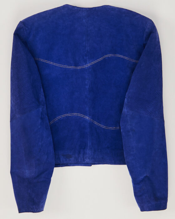 Замшевая синяя куртка DINO`Z — фото 5