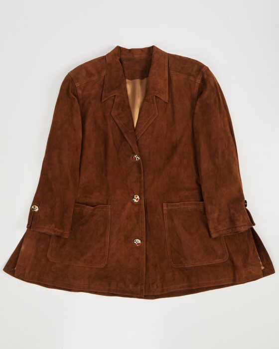 Пиджак из натуральной замши