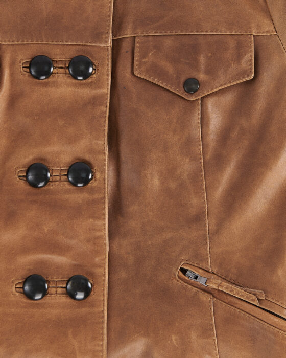 Куртка из натуральной кожи Sasch Sasch — фото 4