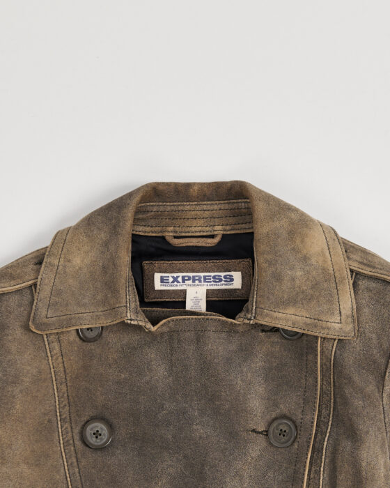 Кожаная куртка EXPRESS EXPRESS — фото 3