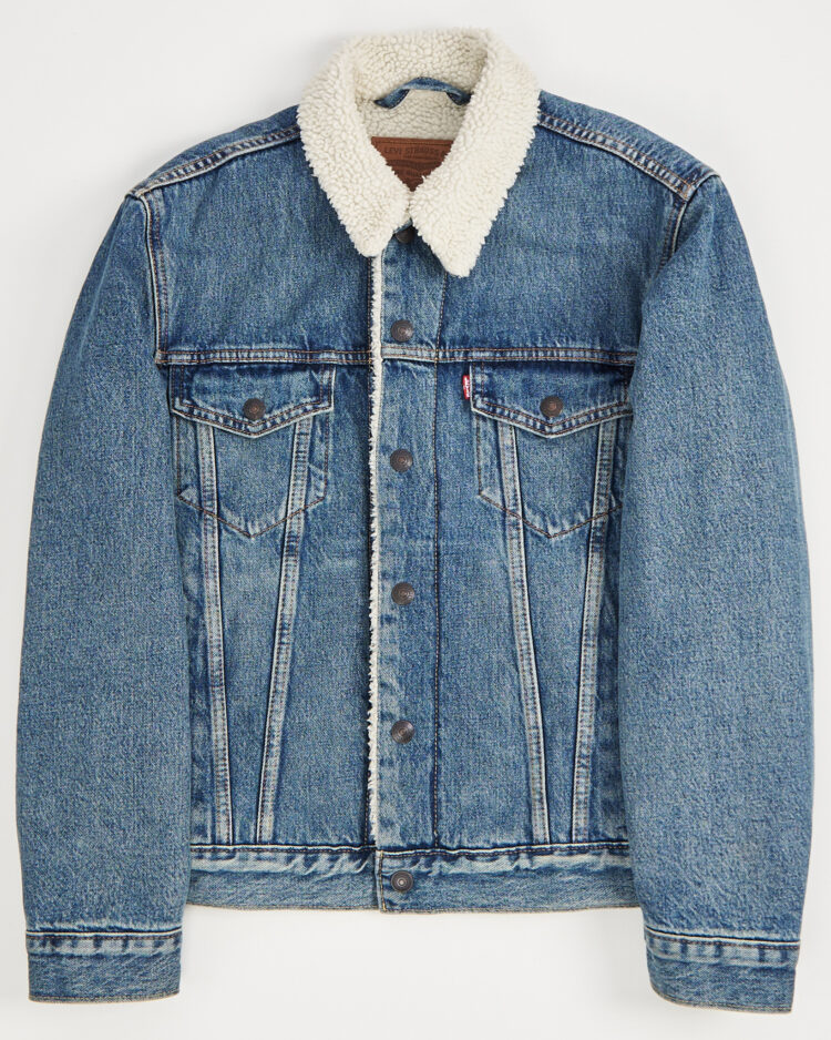 Джинсовая куртка Levi’s с меховым воротником