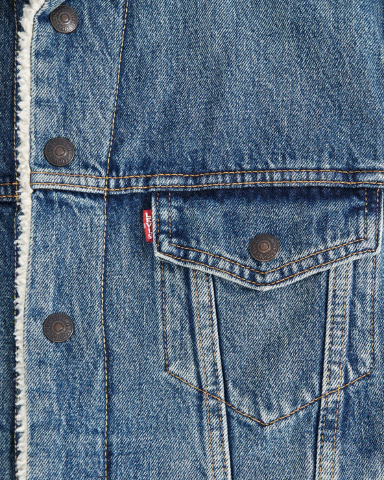 Джинсовая куртка Levi’s с меховым воротником Levi’s — фото 4