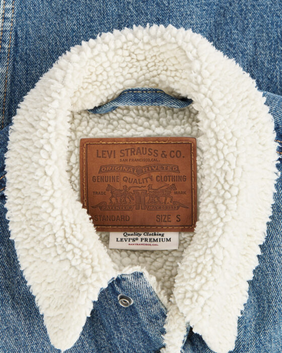 Джинсовая куртка Levi’s с меховым воротником Levi’s — фото 5