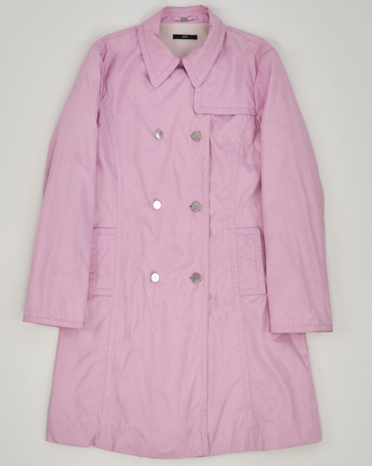 Розовый тренч Hugo Boss