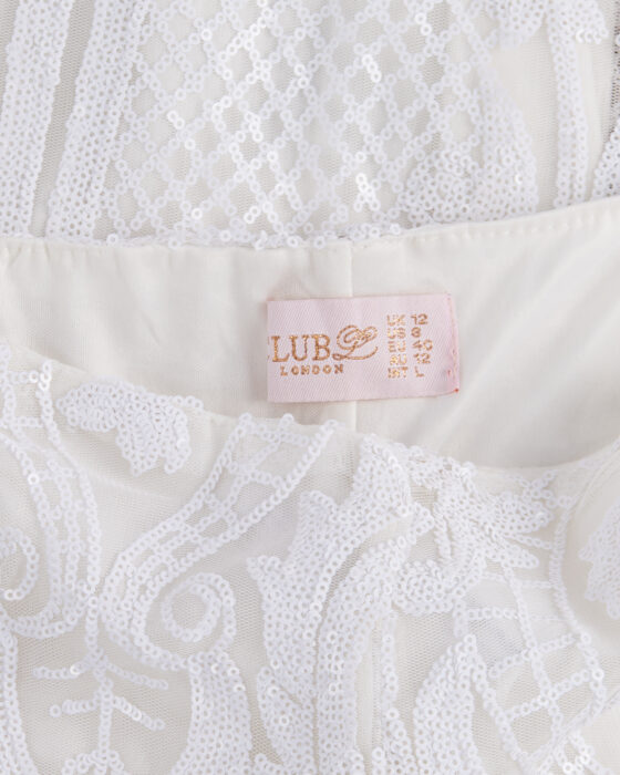 Кружевные брюки с вышивкой и пайетками Club london — фото 5