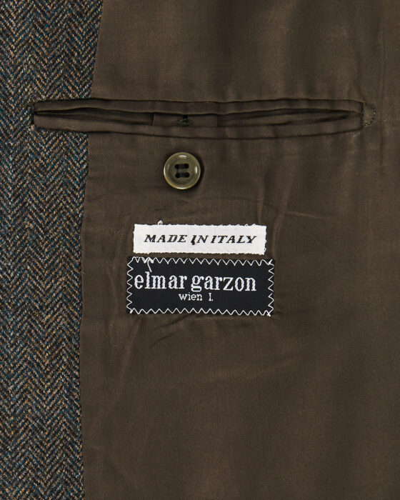 Твидовый пиджак из шерсти made in Italy Elmar Garzon — фото 5