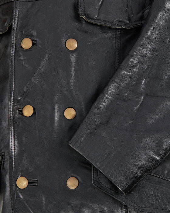 Винтажная кожаная куртка Polizei Polizei — фото 5