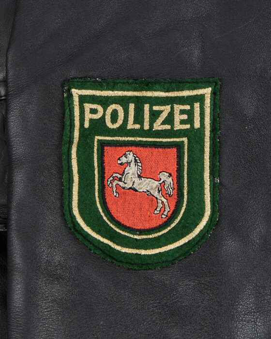 Винтажная кожаная куртка Polizei Polizei — фото 6