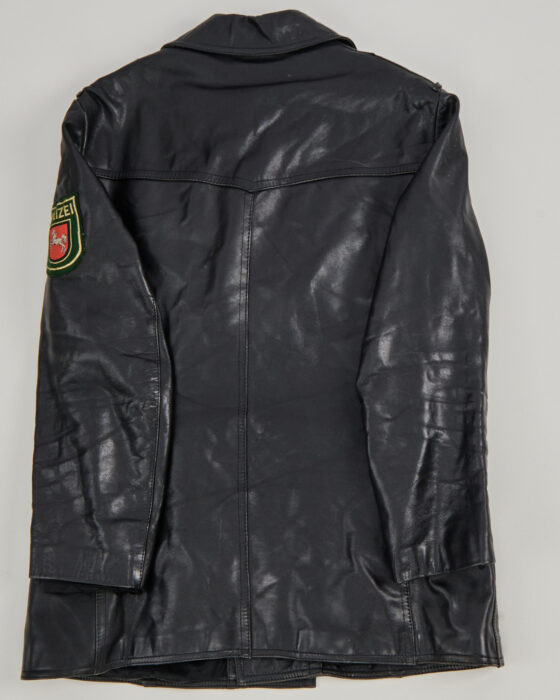 Винтажная кожаная куртка Polizei Polizei — фото 2