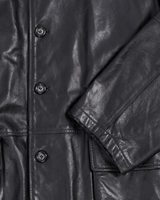 Винтажная куртка из кожи Armani Jeans Armani Jeans — фото 4