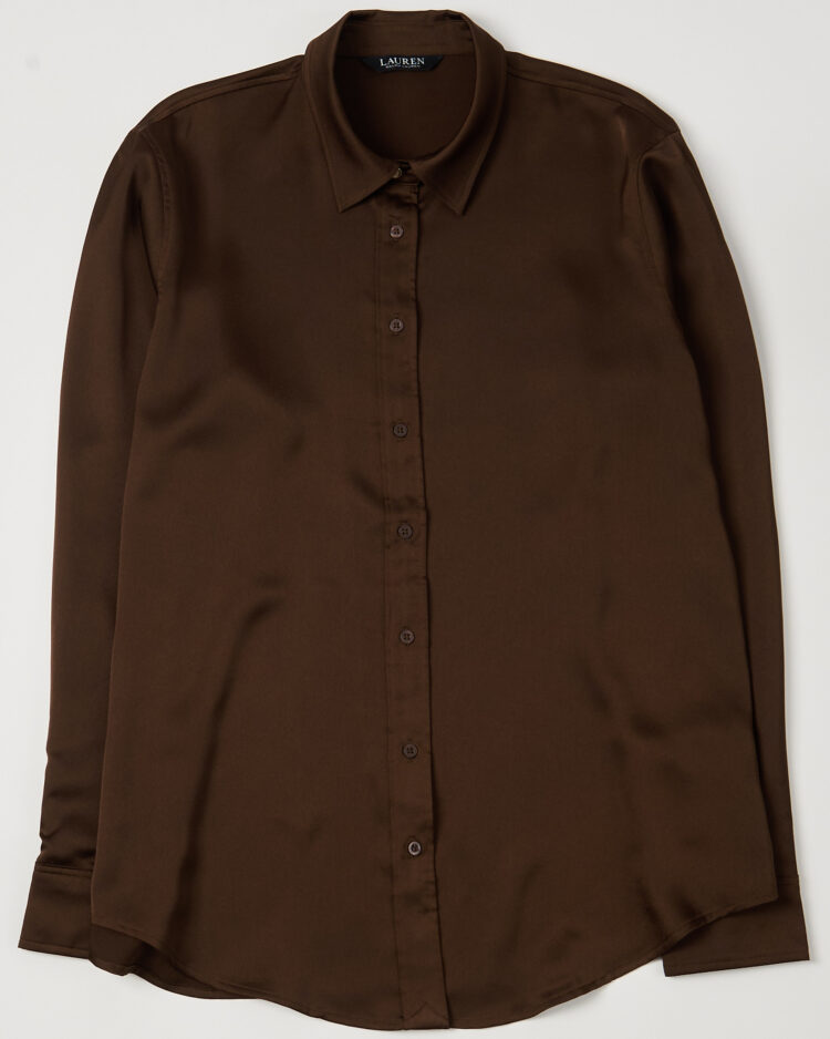 Рубашка Ralph Lauren в шоколадном цвете