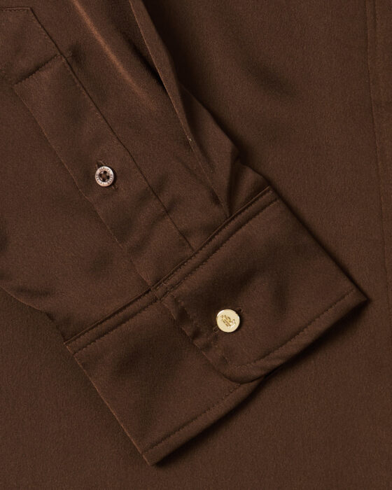 Рубашка Ralph Lauren в шоколадном цвете Ralph Lauren — фото 4