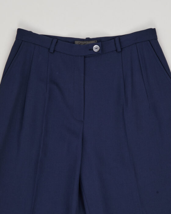 Брюки из шерсти Les Copains Blue Les Copains — фото 3