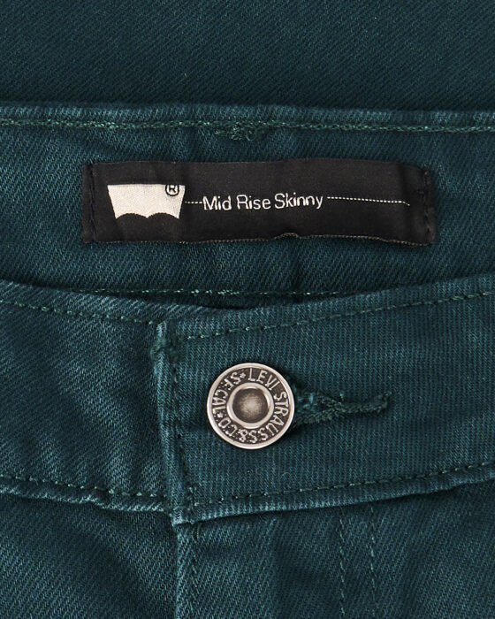 Джинсы Levi’s зеленого цвета Levi's — фото 4