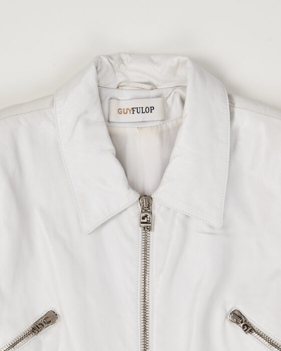 Кожаная куртка GUYFULOP GUYFULOP — фото 3