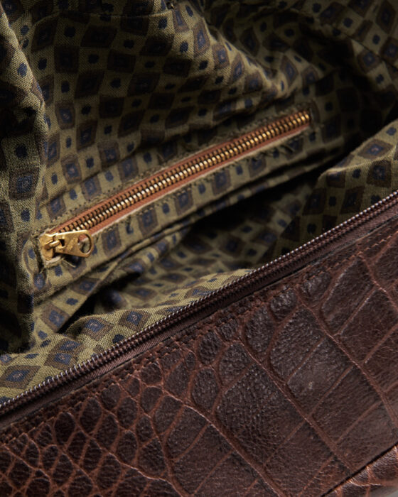 Кожаная сумка с тиснением — фото 5