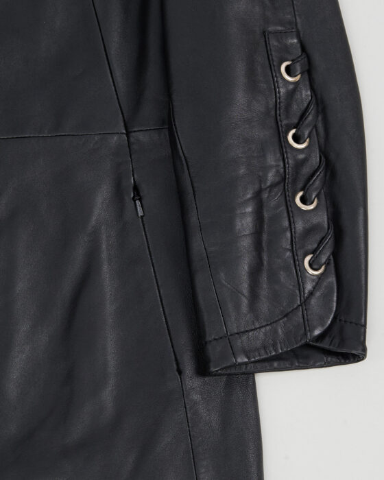 Кожаное пальто Trussardi Jeans Trussardi Jeans — фото 4