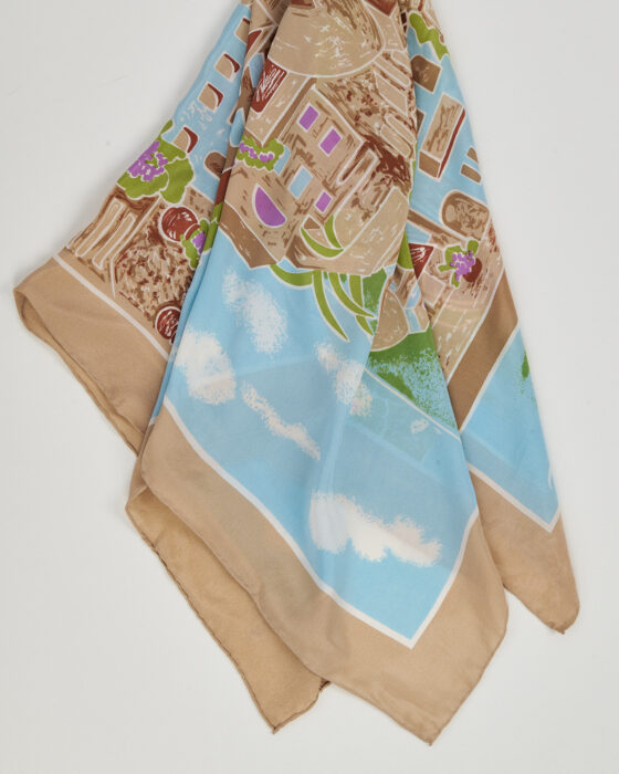 Винтажный платок из шелка — фото 5