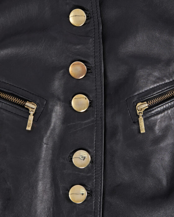 Винтажная куртка из кожи Exclusive Denmark — фото 5