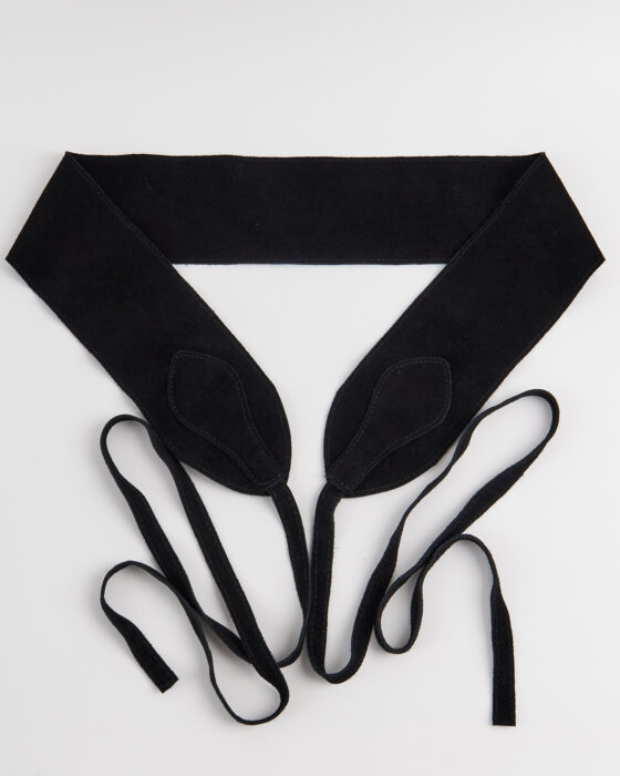 Винтажный замшевый пояс