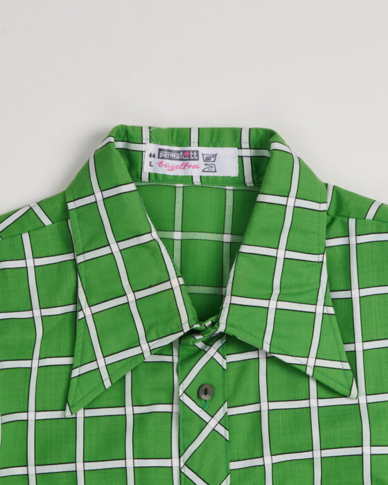 Винтажная рубашка в клетку Permafitt — фото 2