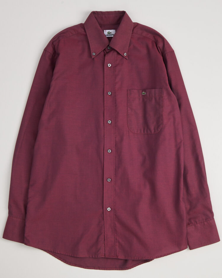 Хлопковая рубашка Lacoste