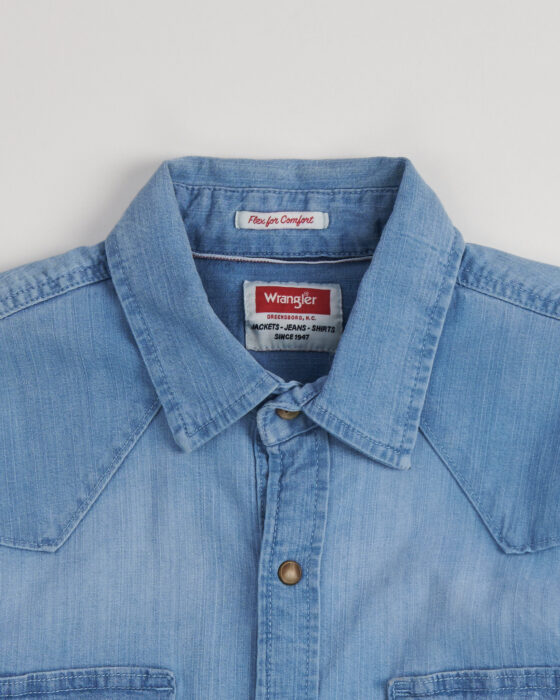 Джинсовая рубашка Wrangler Wrangler — фото 3