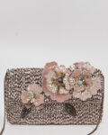 Сумка-клатч с бисерной отделкой