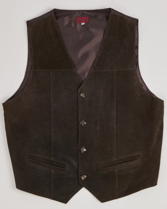Замшевый жилет