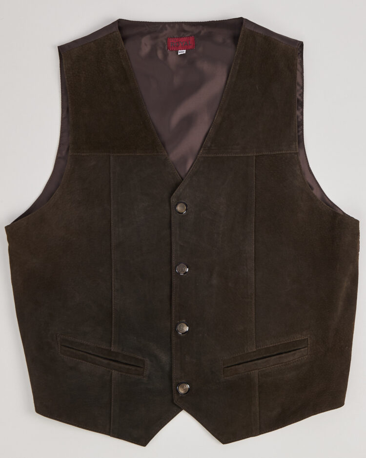 Замшевый жилет