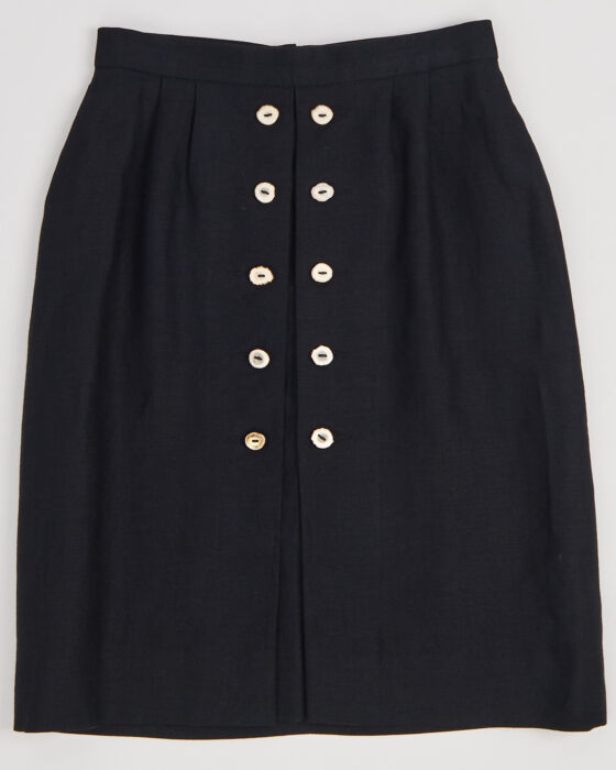 Юбка с контрастной фурнитурой