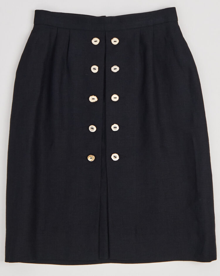 Юбка с контрастной фурнитурой