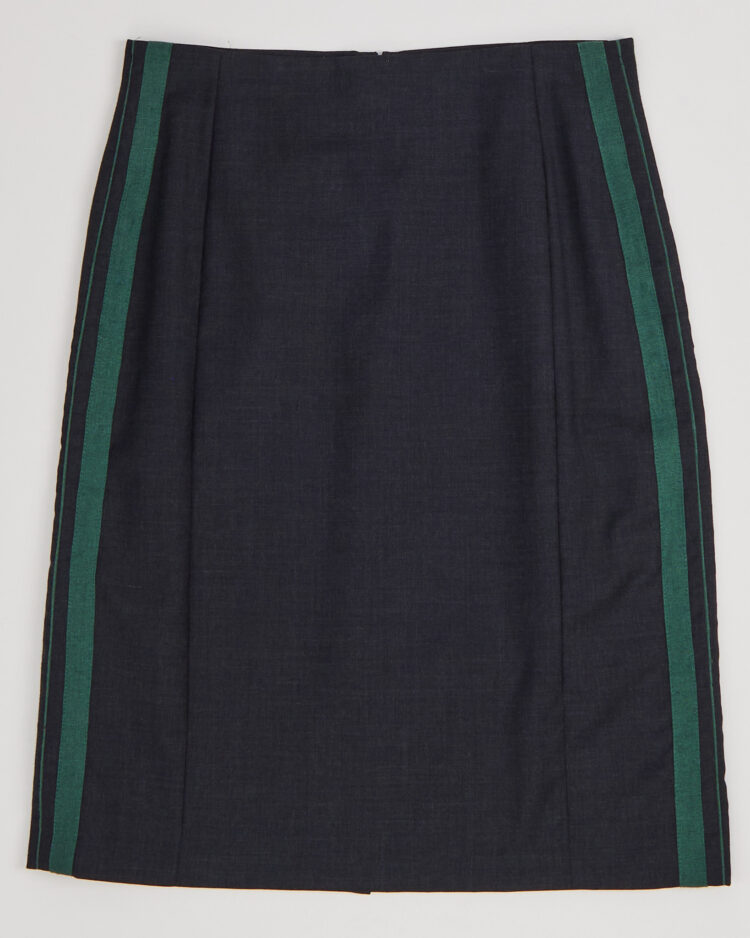 Винтажная юбка с лампасами