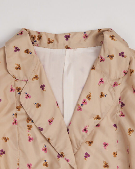 Жакет с мелким цветочным принтом — фото 3