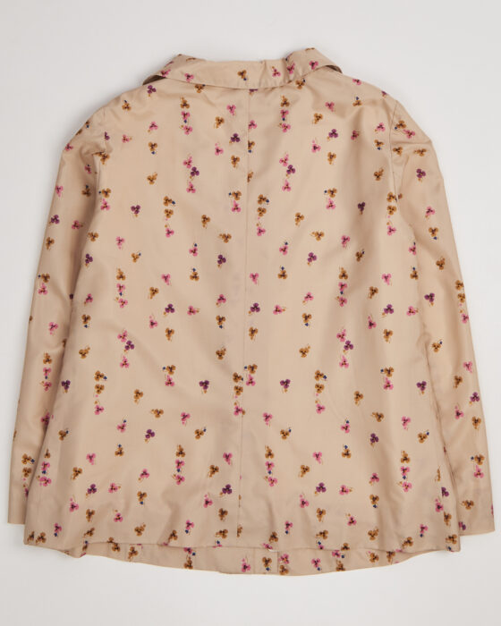 Жакет с мелким цветочным принтом — фото 4