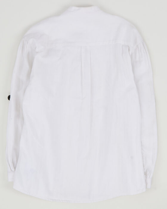 Рубашка с воротником-стойкой — фото 4
