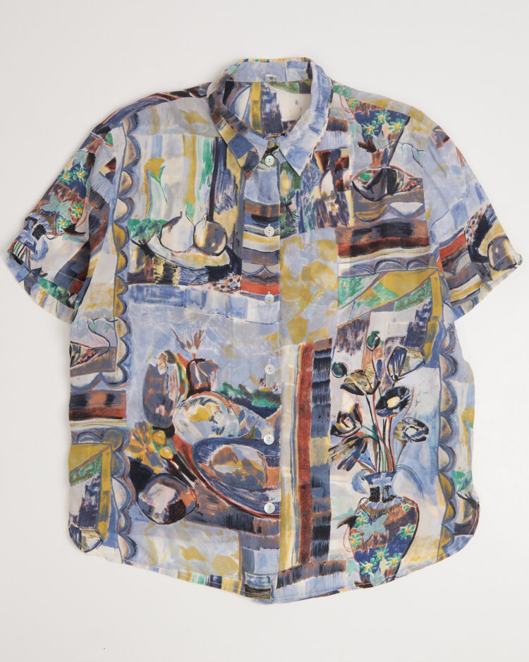 Рубашка шелковая