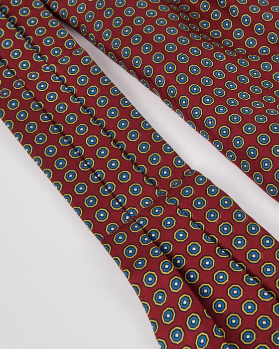 Шёлковый галстук с узором — фото 3