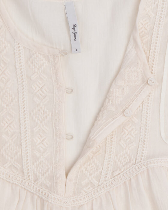 Блуза с вышивкой Pepe Jeans — фото 3