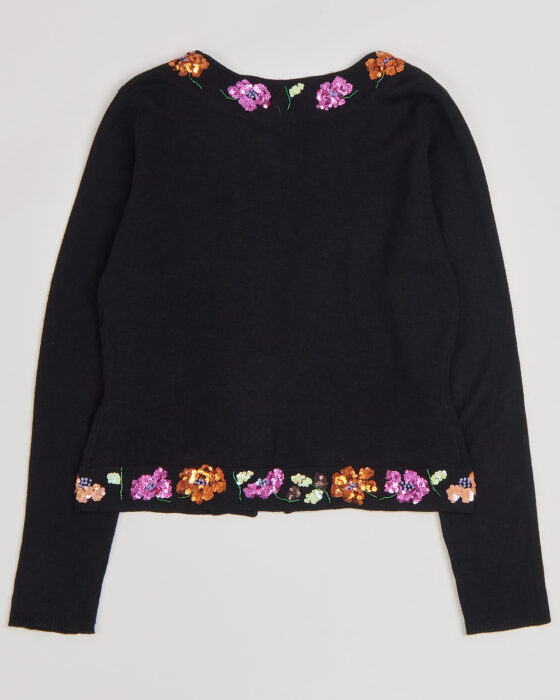 Кардиган из шелка с вышивкой Viva seta — фото 2