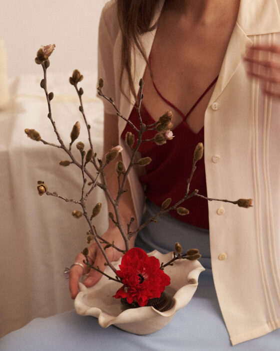 Шелковая блузка Blu Nauta Blu Nauta