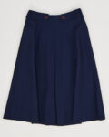 Синяя юбка из шерсти