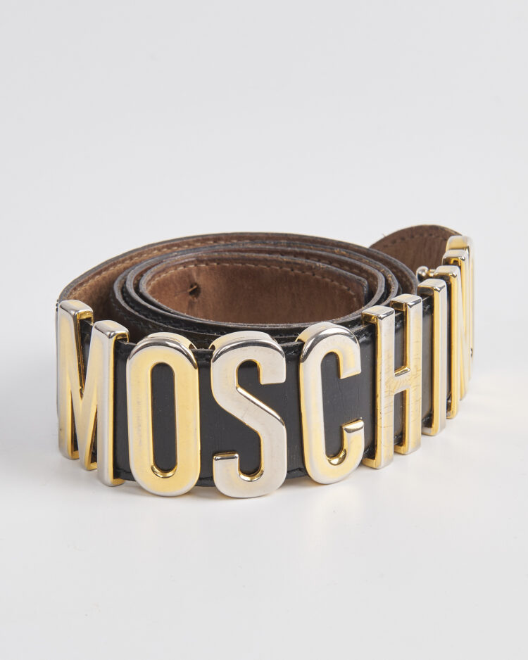 Кожаный ремень Moschino